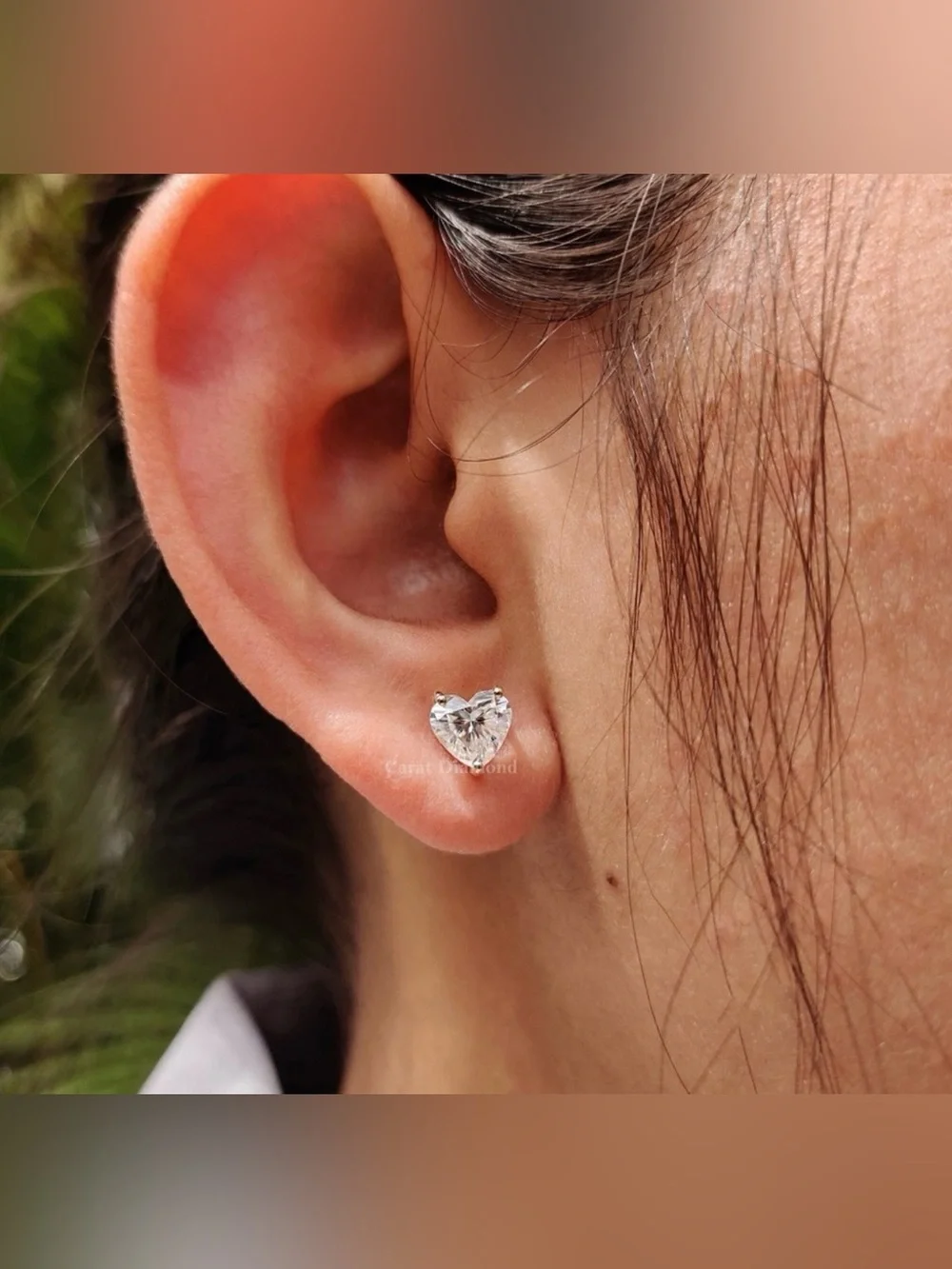 4CT 925 MOISSANITE STUDS